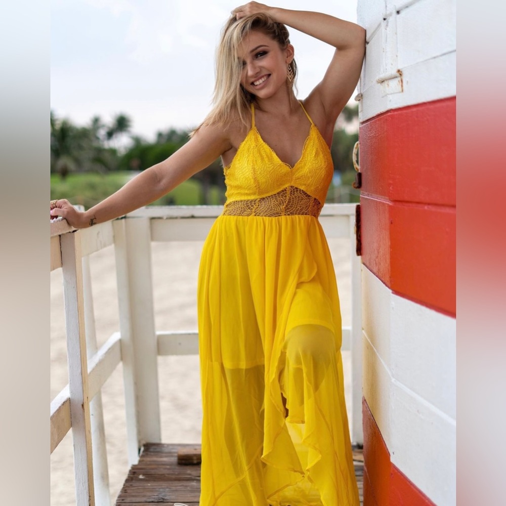 Yellow Maxi Dress